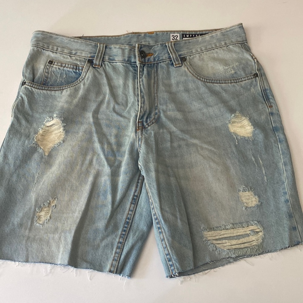 denim shorts